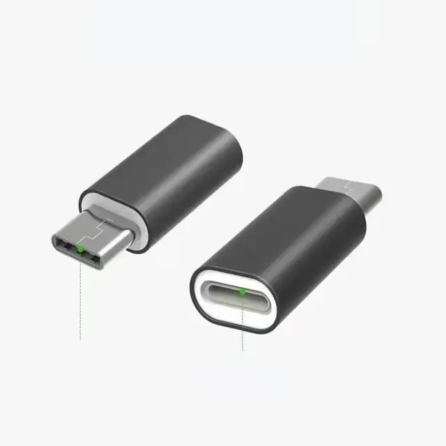 Adaptador usb tipo c macho a lightning hembra 