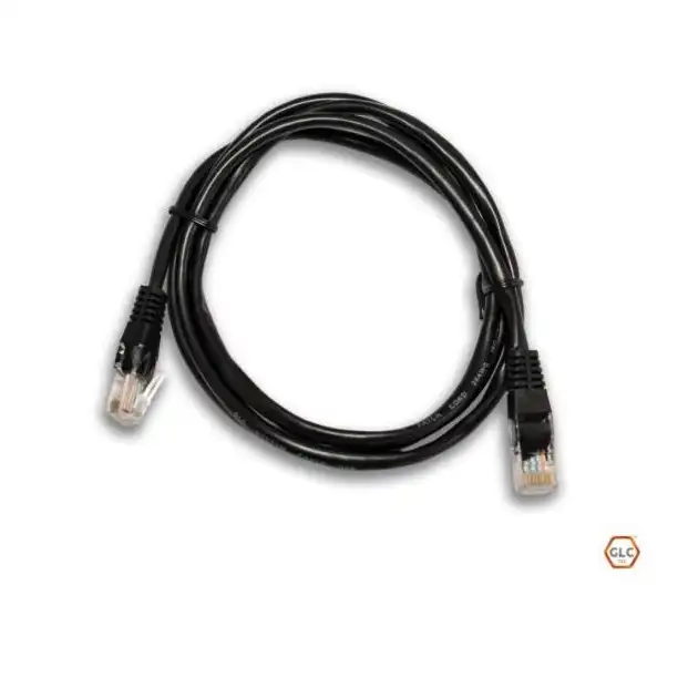 Cable UTP patch cord cat 5E GLC 1.2m negro 
