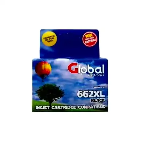 Cartucho alternativo Global HP 662 XL Negro 21Mls 