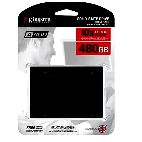 Disco SSD Sata Kingston 480GB A400 500MB/s 
