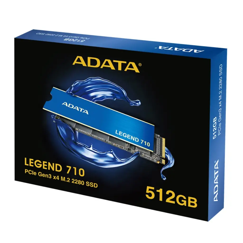 Disco SSD M.2 NVMe Adata Legend 710 512GB PCIe 3.0 x4 2400MB/s 