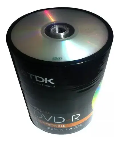 DVD-R virgen TDK Estampado 4.7GB 1 unidad