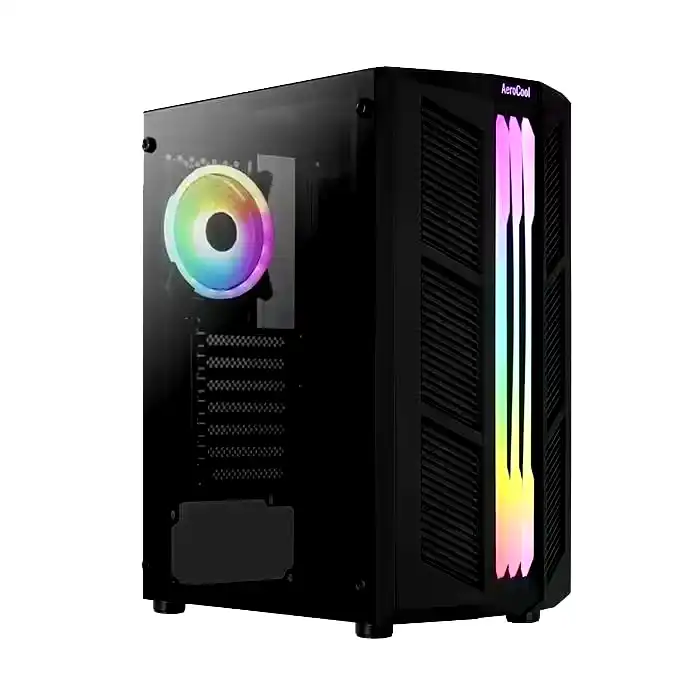 Gabinete Aerocool Prime RGB Vidrio templado 1 cooler ARGB ATX V2 