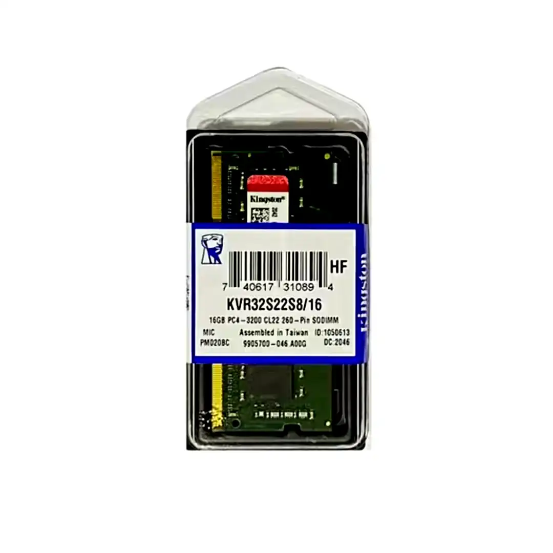 Memoria Ram Kingston 16GB 3200Mhz DDR4 NO ECC SODIMM