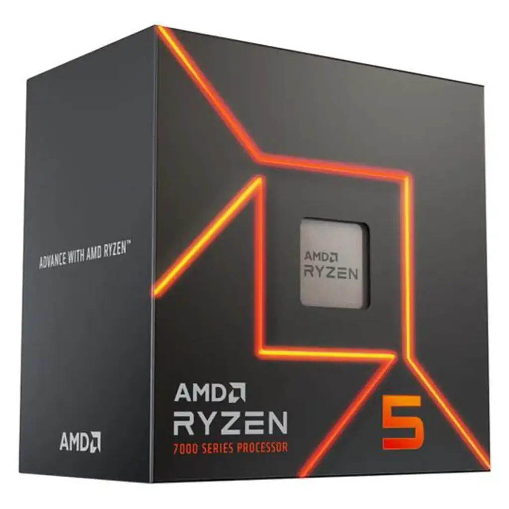 Microprocesador Amd Ryzen 5 7600 3.8/5.1GHz Turbo 6 Núcleos c/video AM5 