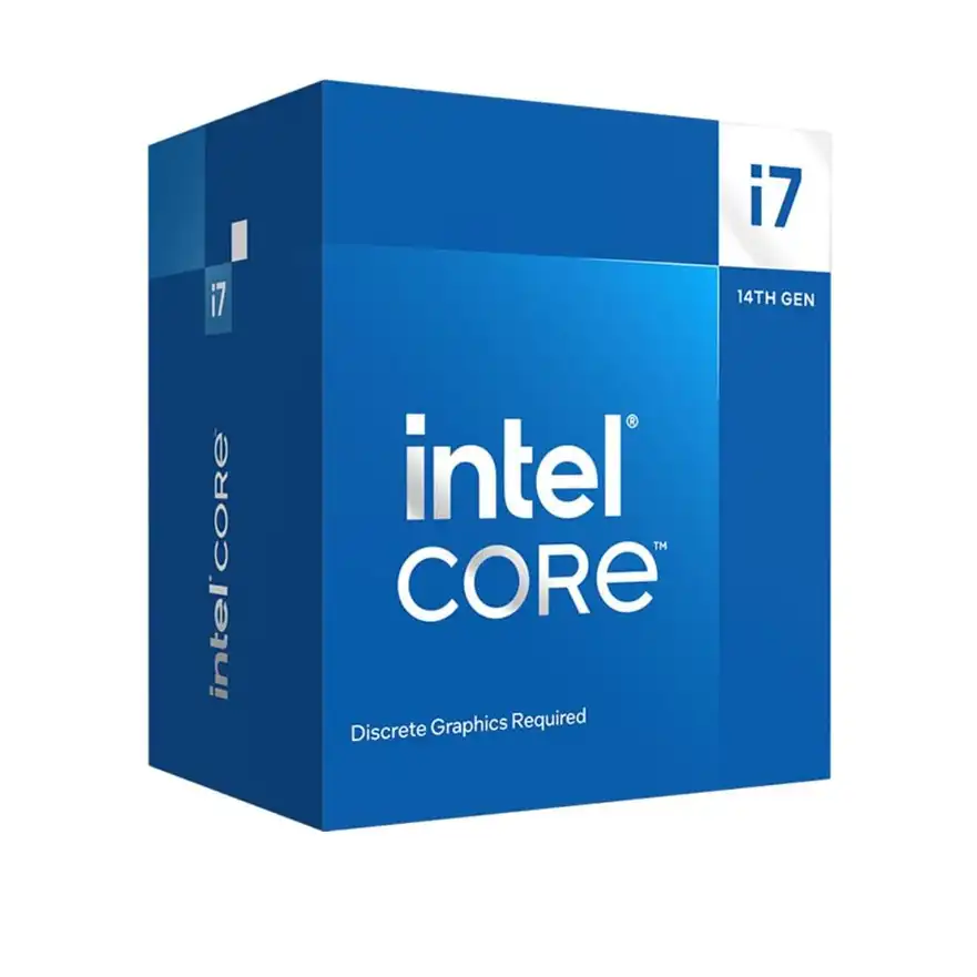 Microprocesador Intel Core I7 14700F 2.1/5.4GHz 20 núcleos s1700 s/video c/cooler