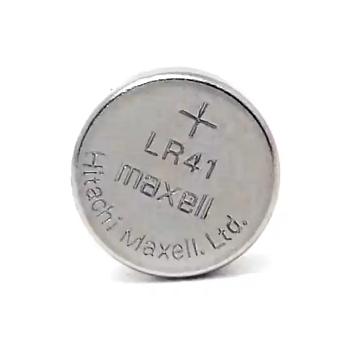 Pila botón alcalina Maxell LR41 AG3 192 x unidad p/termómetro digital 