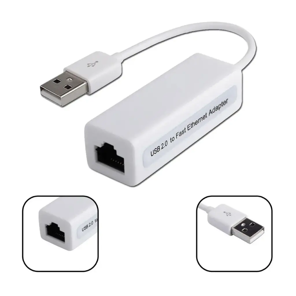 Placa de red USB 2.0 a RJ45 ethernet 5-8mbps Int.co OUTLET