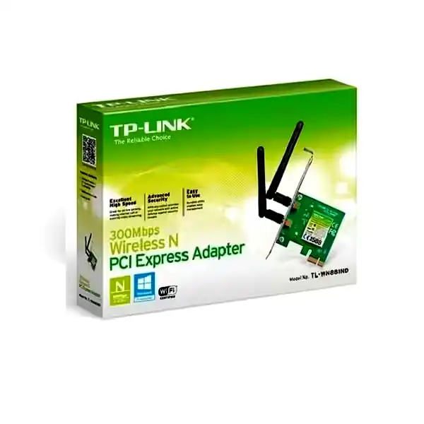 Placa de red Wifi PCIe TP-LINK TL-WN881ND 11N 300MBPS 