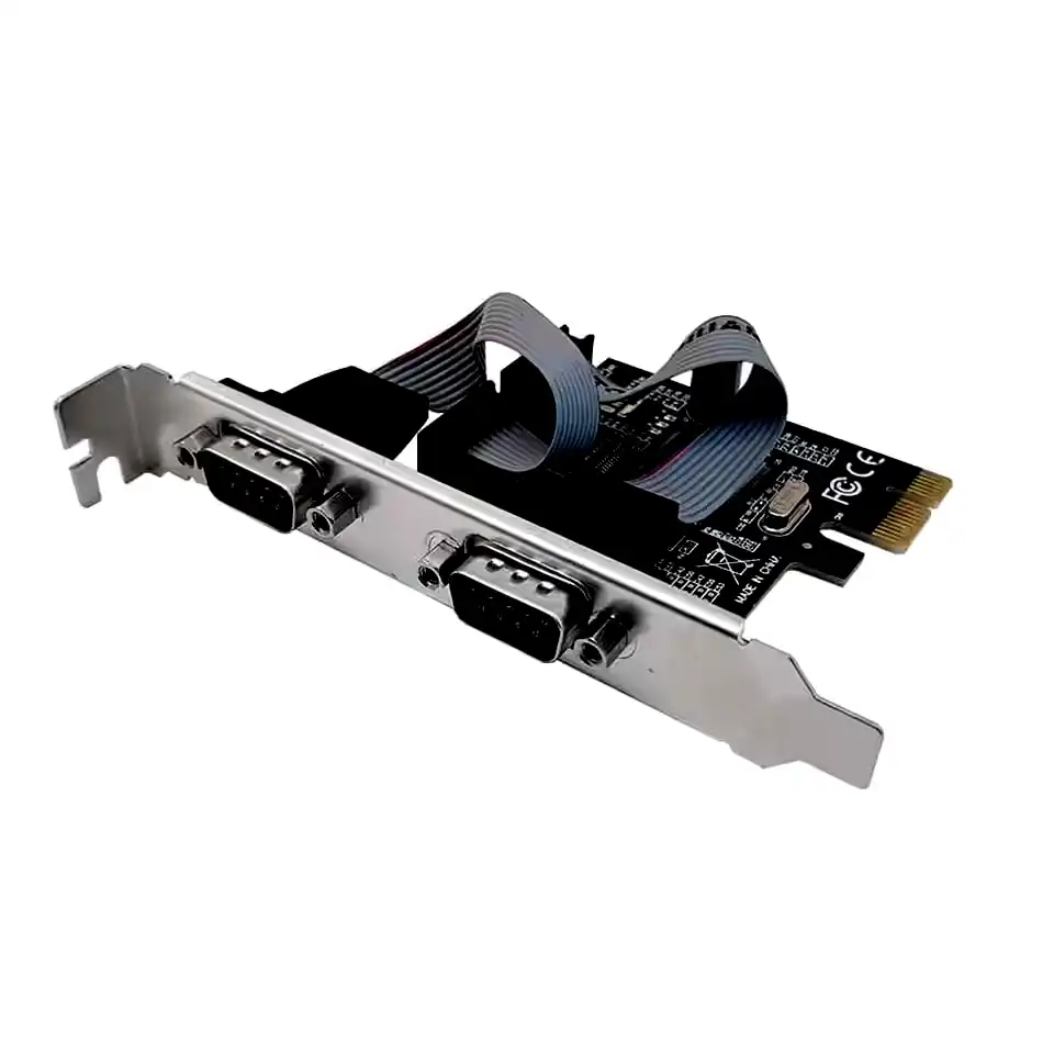 Placa Pci Express 2 puertos serie Nisuta 