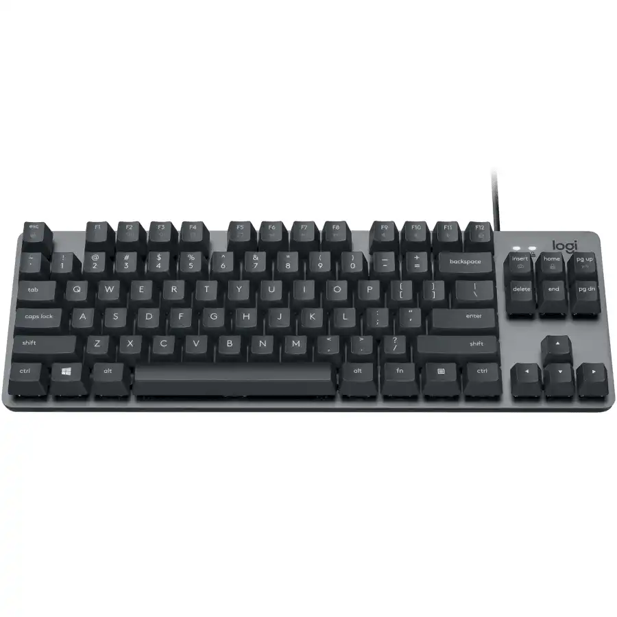 Teclado gamer mecánico Logitech K835 TKL Qwerty GL Blue Anti-ghosting 