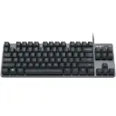 Teclado gamer mecánico Logitech K835 TKL Qwerty GL Blue Anti-ghosting 