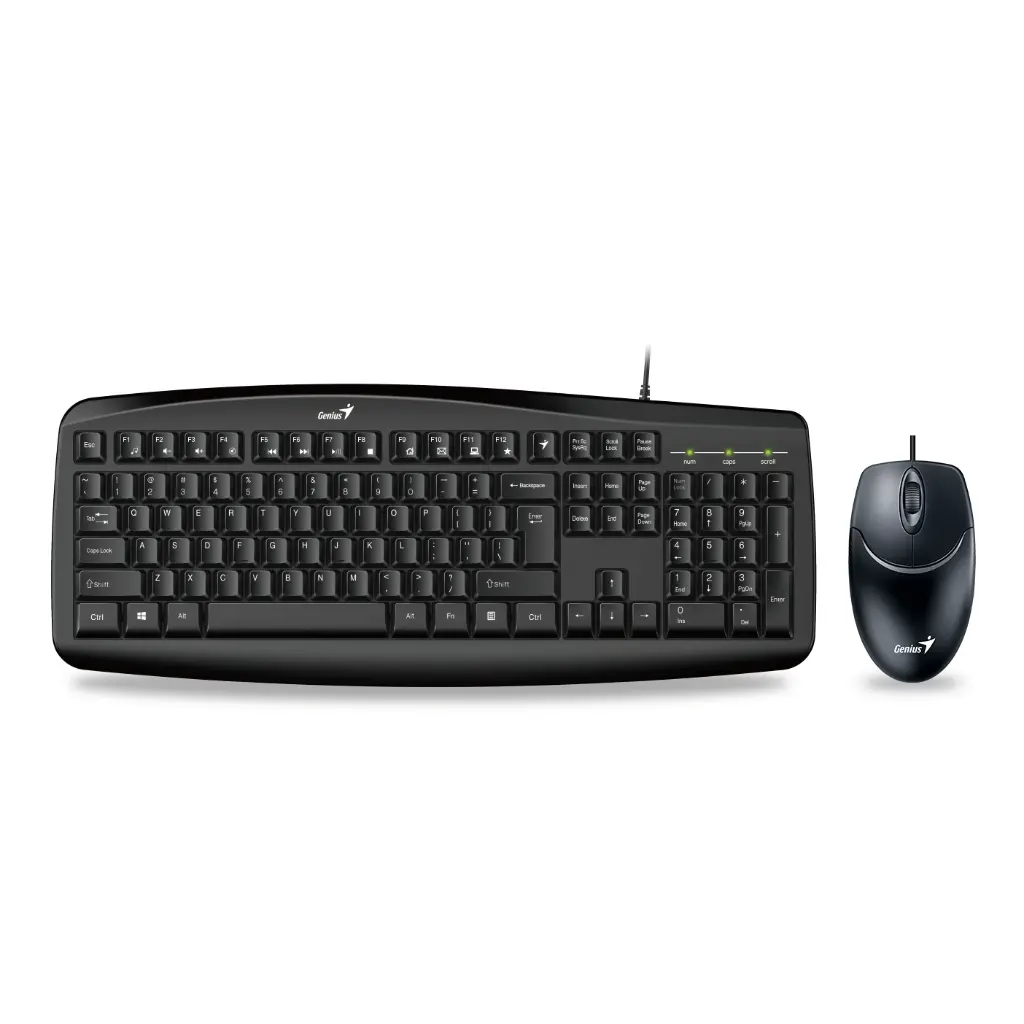 Teclado y mouse USB Genius KM-200 Multimedia