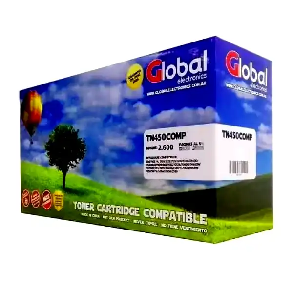 Toner alternativo Global Brother TN 450 410 420 2.6k 