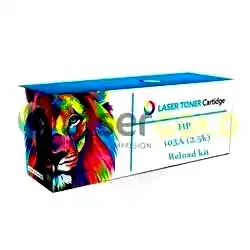 Toner alternativo Laser Gold HP Neverstop HP103A 1000A / 1000W / 1200A / 1200W RELOAD KIT 2.5K CON CHIP 
