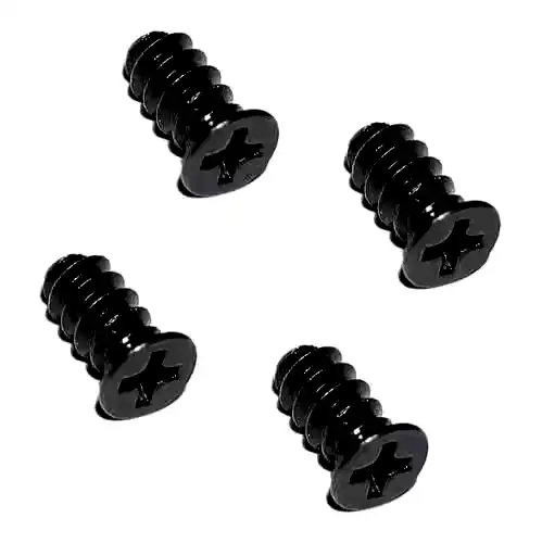 Tornillos para cooler de gabinete x 4 unidades negros 