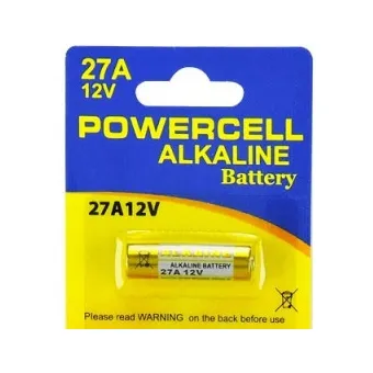 Pila alcalina PowerCell 27A 12V x unidad