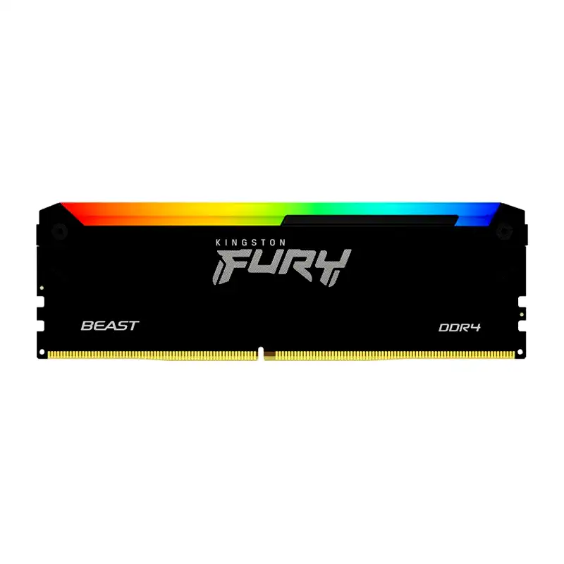 Memoria Pc Kingston 16GB DDR4 3600MHz Fury Beast black RGB CL18