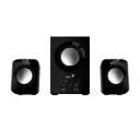 Parlantes Genius SW-2.1 300 10W c/control de volumen negro