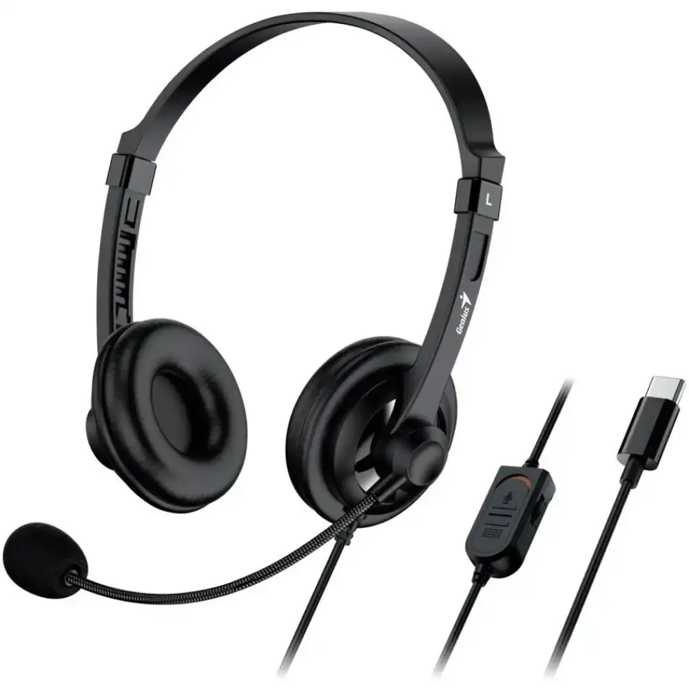 Auricular Genius HS-230U usb tipo c oficina/call center