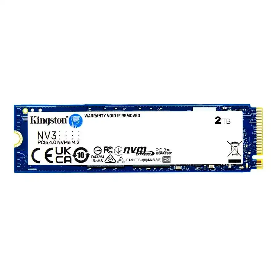 Disco SSD M.2 NVMe Kingston 2TB NV3 PCIe 4.0 6000MB/s