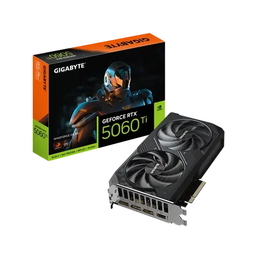 Placa de video Gigabyte RTX 5060 Ti Windforce OC 8GB GDDR7