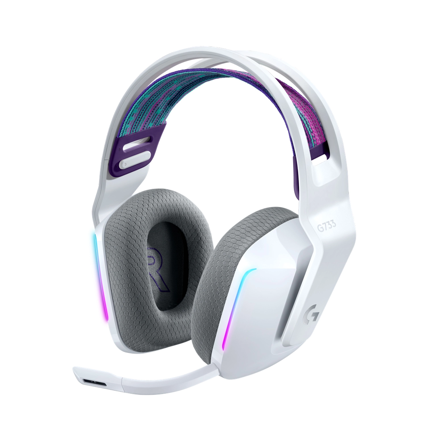 Auricular gamer Logitech G733 Blanco