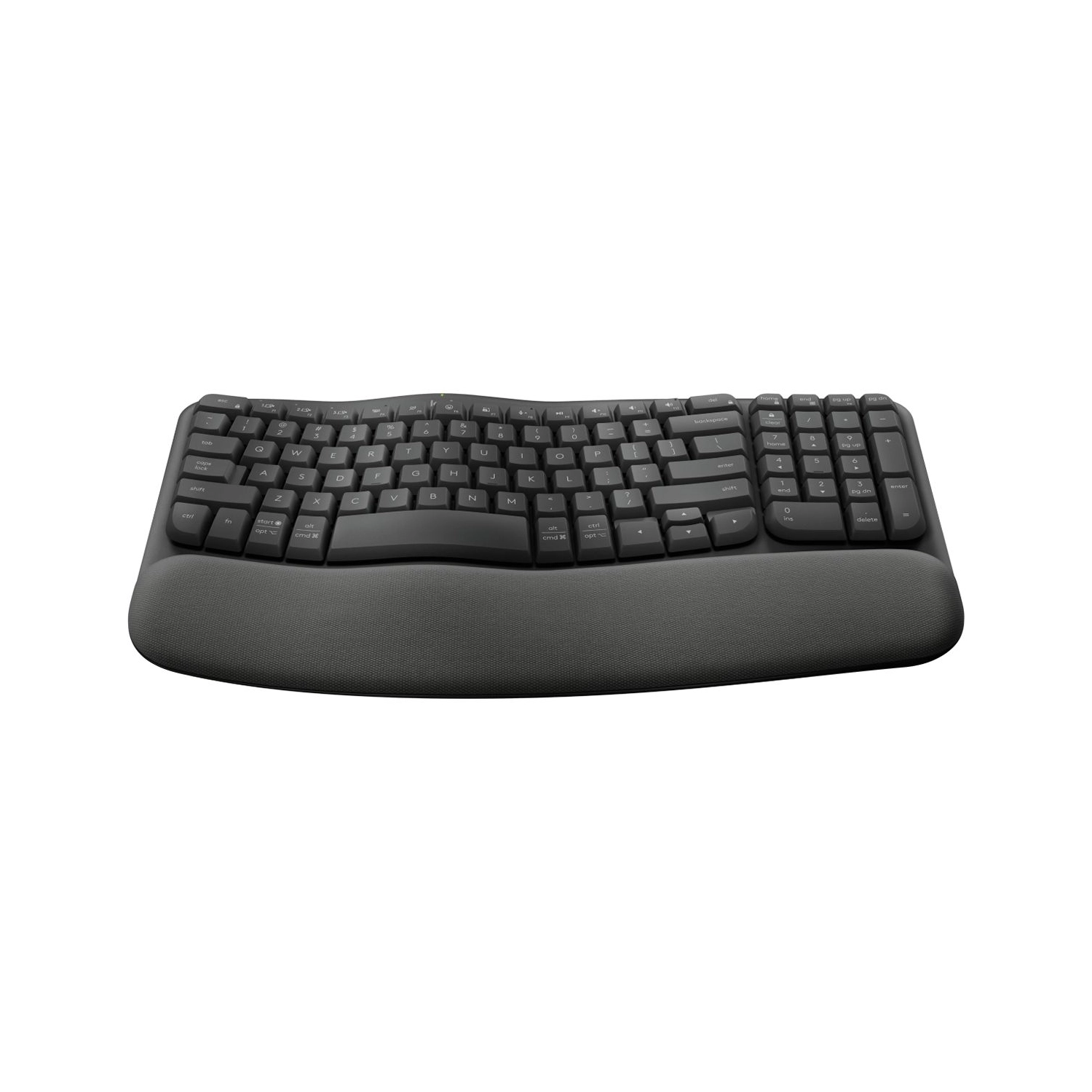 Teclado Inalámbrico Logitech Wave Ergonómico Negro