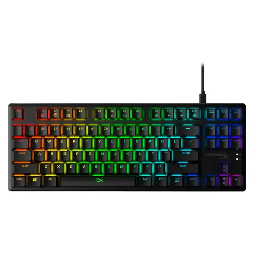 Teclado Mecánico HyperX Alloy Origins Core Red US Negro