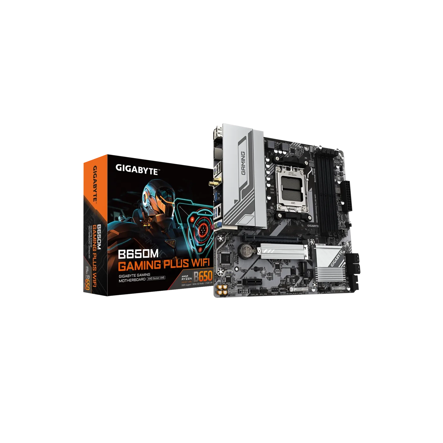 Placa Madre Gigabyte B650M Gaming Plus Wifi AM5 DDR5