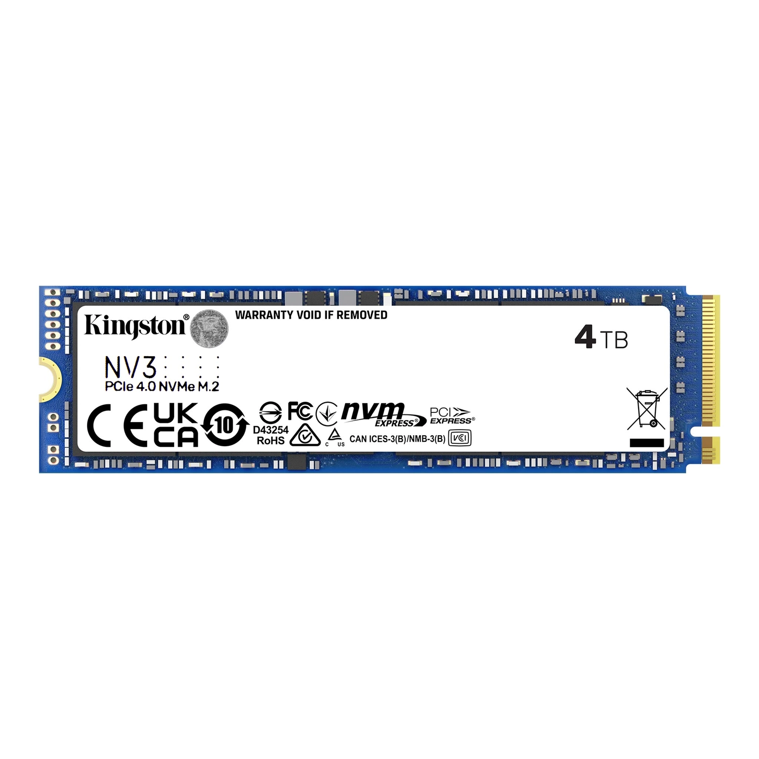 Disco SSD M.2 NVMe Kingston 4TB NV3 PCIe Gen4 5000MB/s 2280