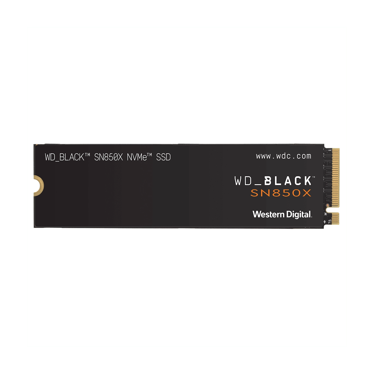Disco SSD M.2 NVMe Western Digital 2TB Black SN850X PCIe PCIe 4.0 7300MB/s c/disipador
