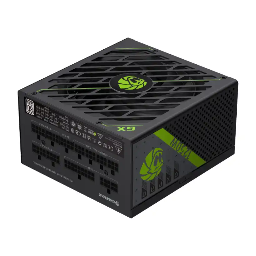 Fuente pc Gamemax 1250W 80 Plus Platinum GX-1250 Pro PCIe 5.1 ATX 3.1 negro ATX 104A
