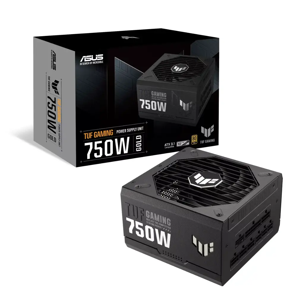 Fuente pc Asus TUF Gaming 750W 80 Plus Gold PCIe 5.0 ATX 3.1 Modular
