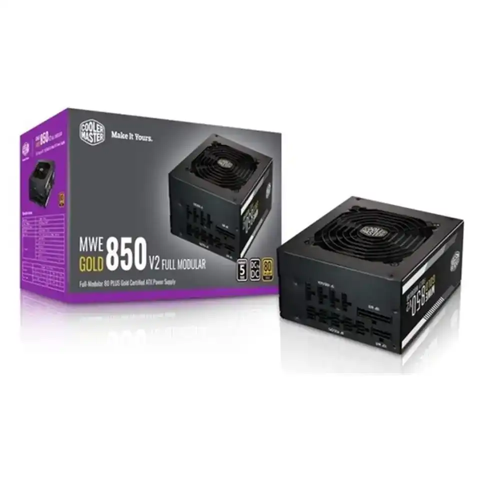 Fuente pc Cooler Master MWE 850W 80 Plus Gold V3 ATX 3.1 PCIe 5.1 modular