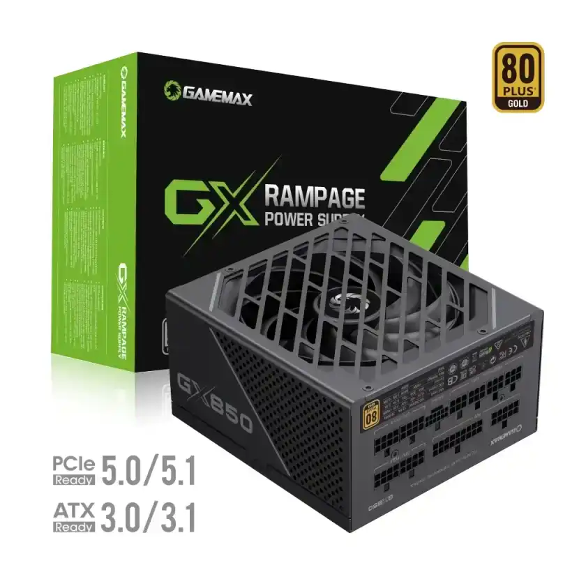 Fuente pc Gamemax 850W 80 Plus Gold GX-850 Pro negro ATX