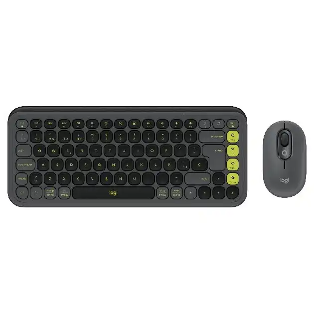 Teclado y mouse Inalámbrico Logitech POP Icon Negro