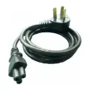 Cable energía power 220v tipo trébol 1.5mts 180w Int.co