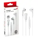 Auricular USB tipo C Genius HS-M365W blanco control llamadas