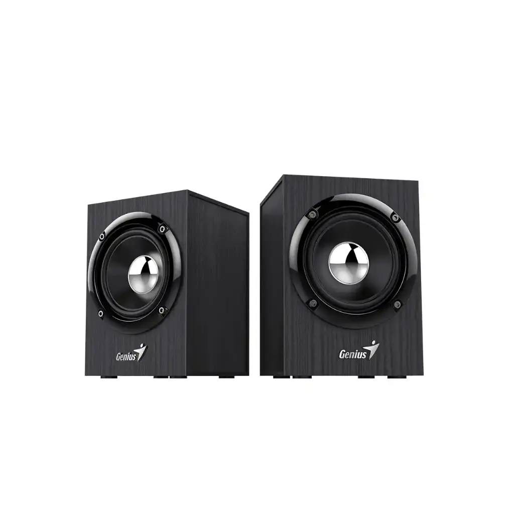 Parlantes Genius 2.0 USB Bluetooth 4W Madera SP-HF385BT c/control de volumen 