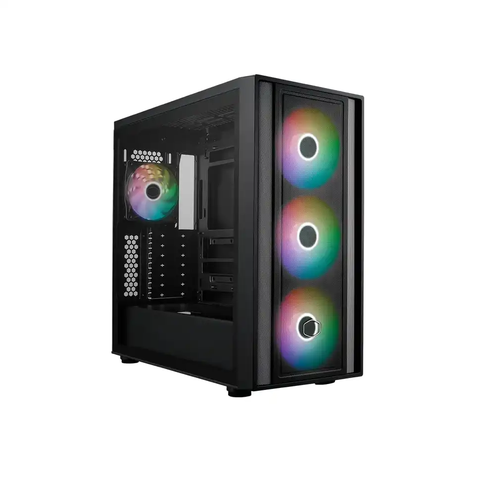 Gabinete Cooler Master MasterBox 600 Black s/fuente