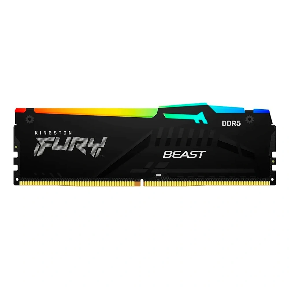Memoria Pc Kingston 32GB DDR5 5600MHz Fury Beast RGB negra