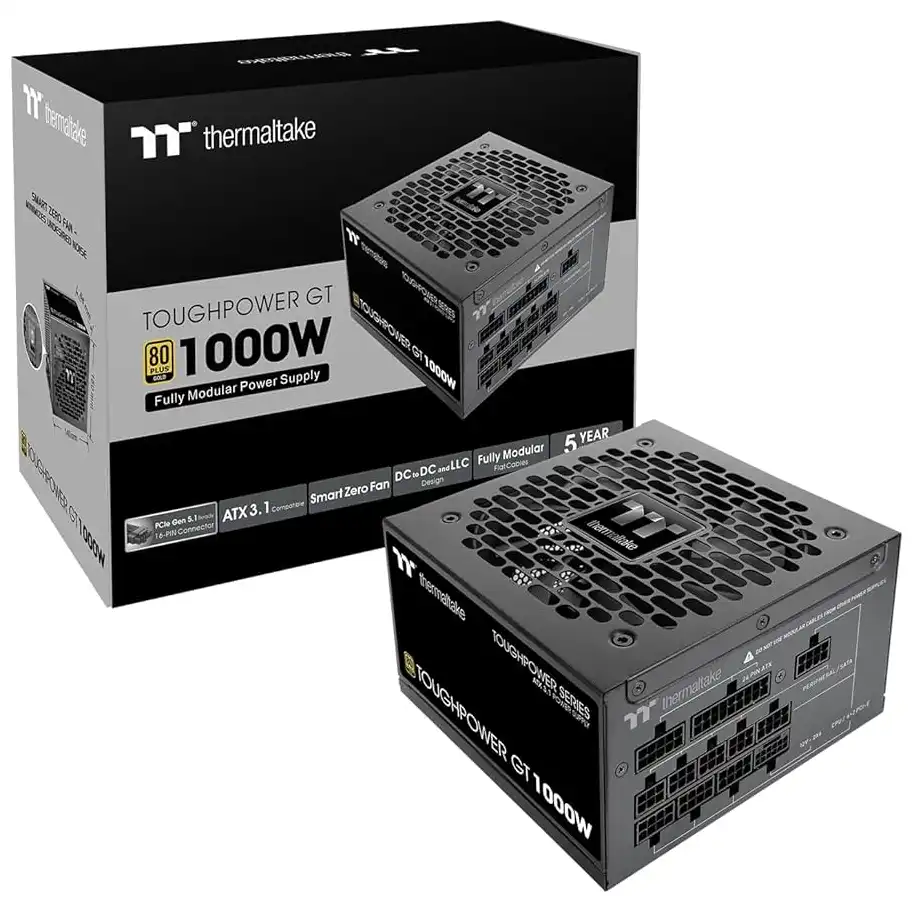 Fuente pc Thermaltake Toughpower GT 1000W 80 Plus Gold ATX