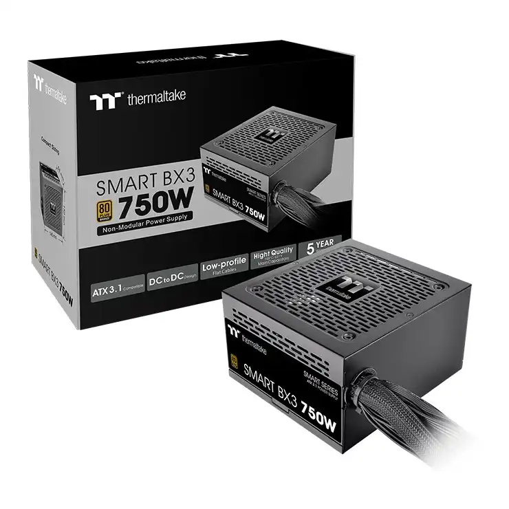 Fuente pc Thermaltake Smart BX3 750W 80 Plus Bronze ATX