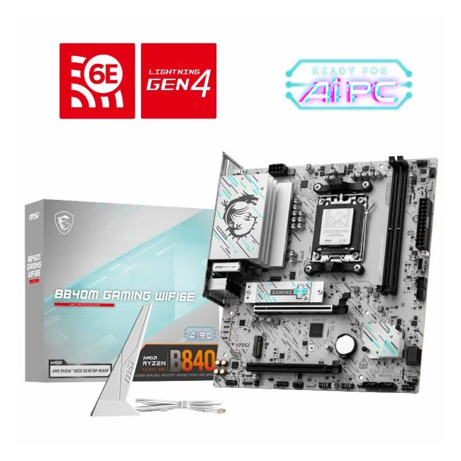 Placa madre MSI B840M Gaming Wifi 6E AM5 DDR5