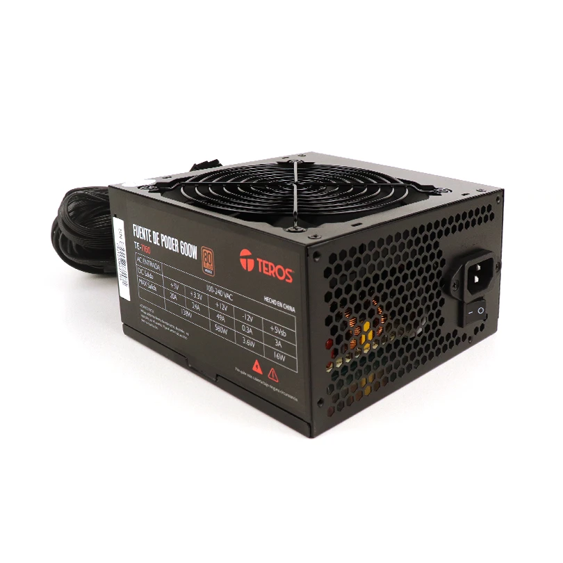 Fuente Teros TE-7160 600w 80 Plus Bronze ATX 49A
