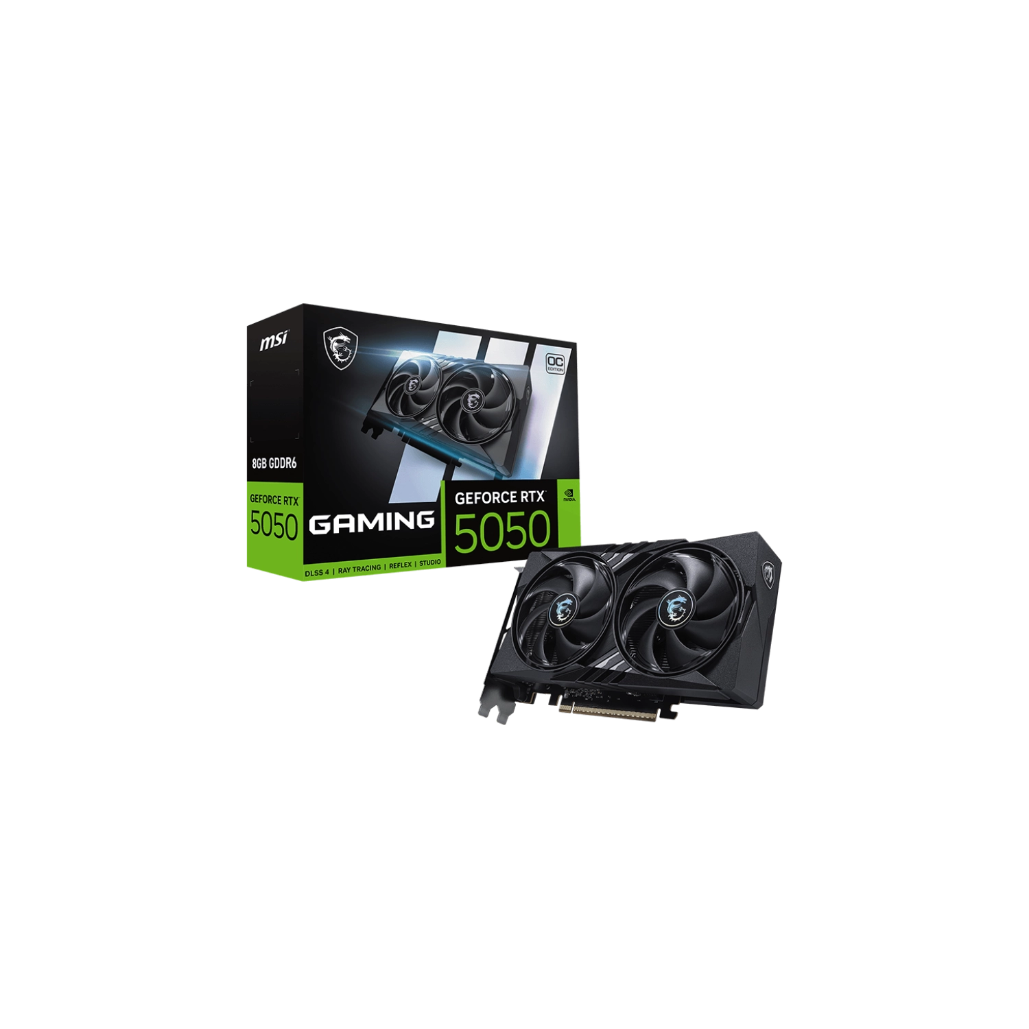 Placa de video MSI GeForce RTX 5050 8GB Gaming OC