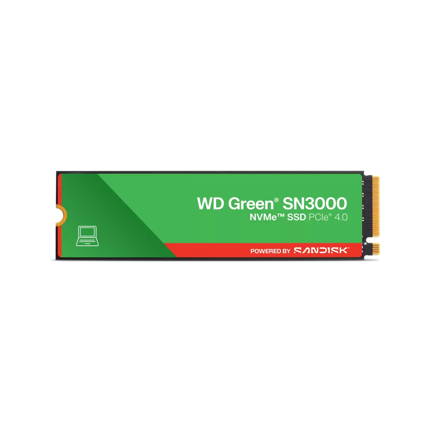 Disco SSD M.2 NVMe Western Digital Green 1TB SN3000 PCIe 4.0 5000MB/s