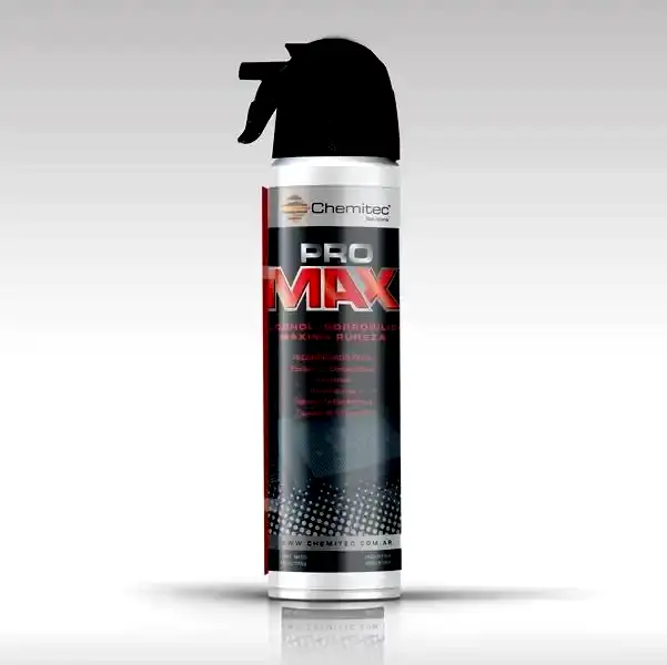Alcohol isopropílico máxima pureza Aerosol Chemitec 420cc  c/gatillo limpia contactos