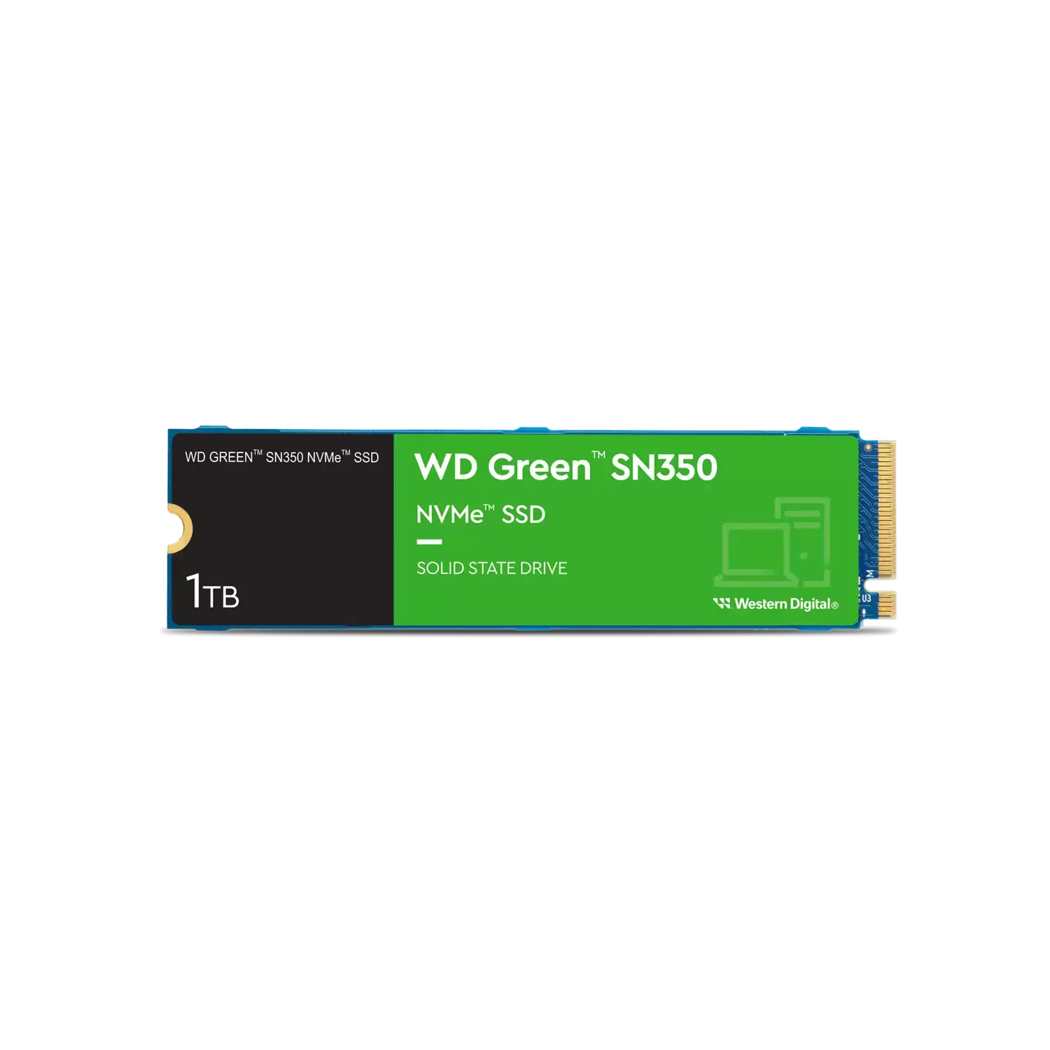 Disco SSD M.2 NVMe Western Digital 1T Green SN350 2400MB/S